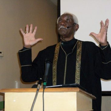 Pastor Apostle Rev. Dr. Cheviene Jones preaching